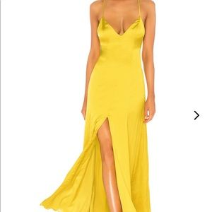 Lovers + Friends high slit maxi dress